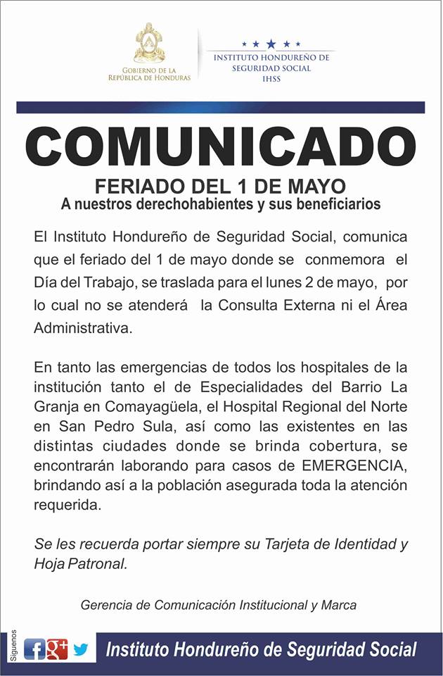 feriado seguro social