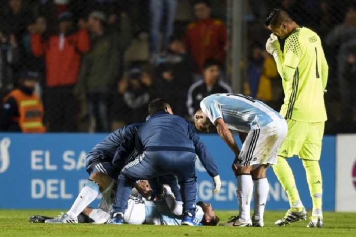 messi lesionado