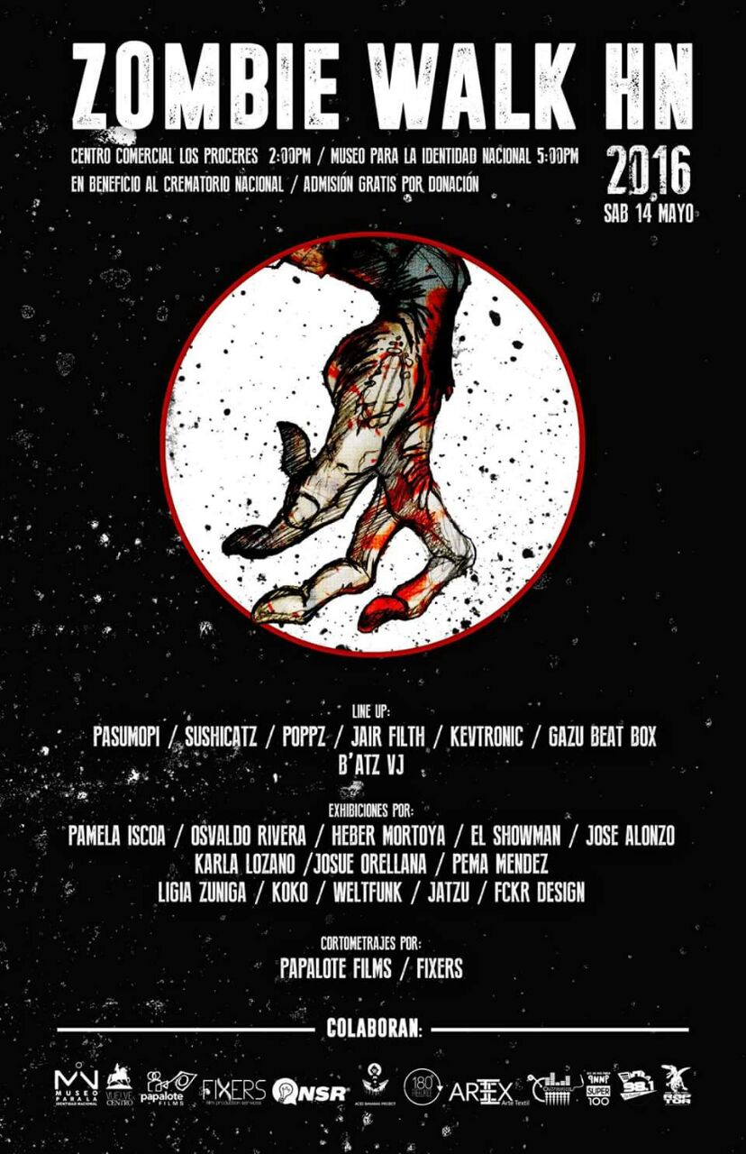 zombie walk honduras radiohouse 3