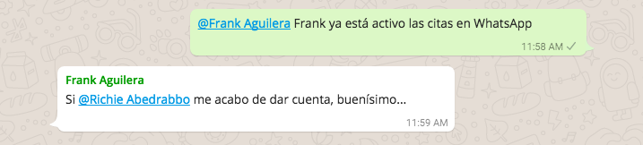 whatsapp citas