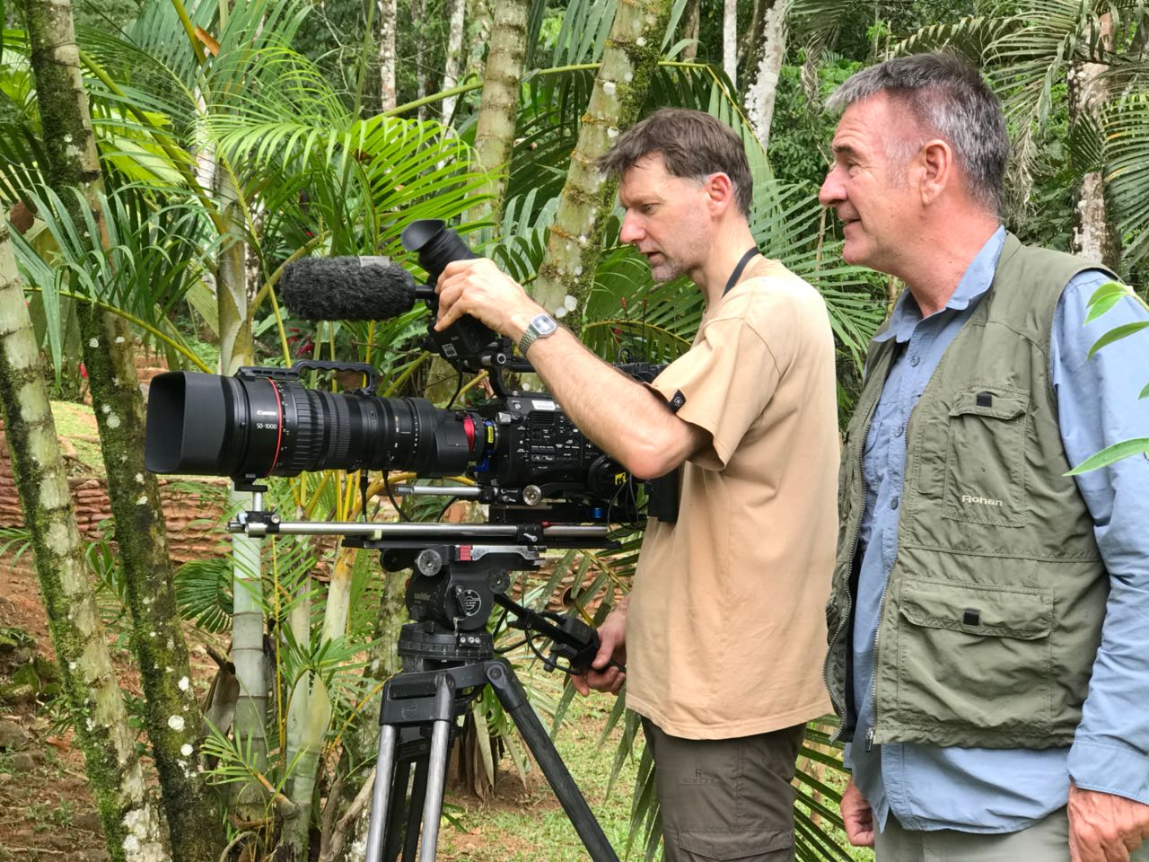 filmando en Cuero y Salado