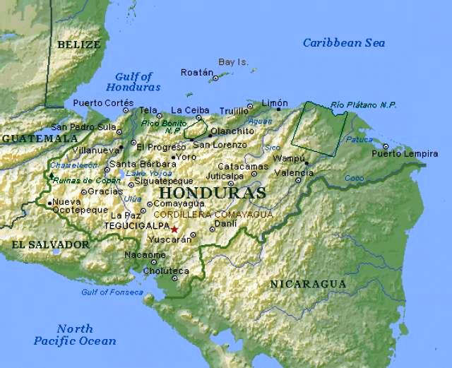 mapa-fisico-de-honduras