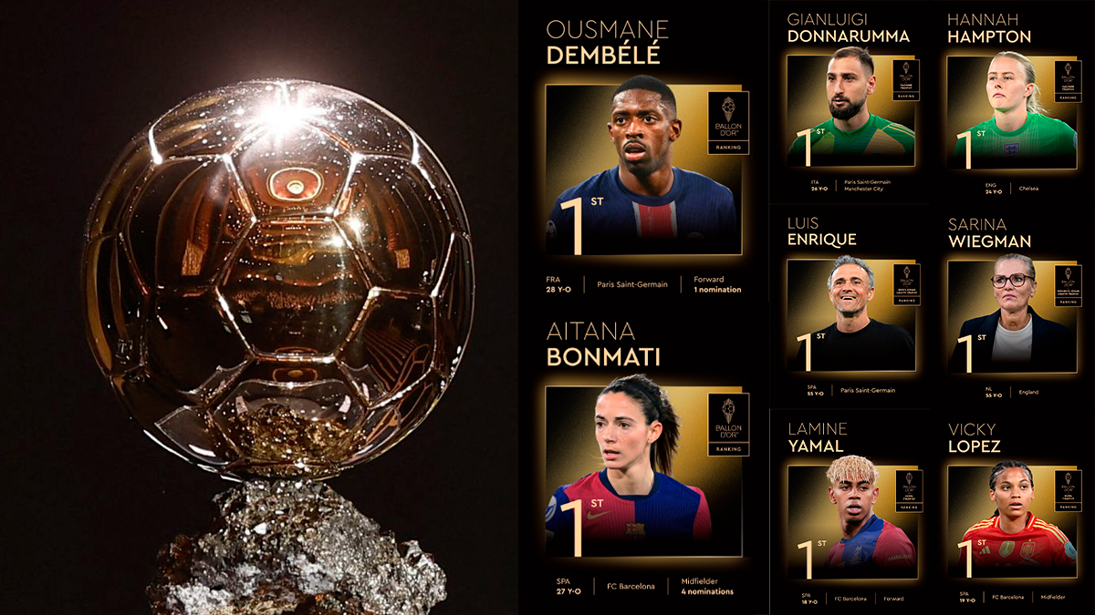 Estos son los ganadores del Balón de Oro 2025... ¿Son merecidos los